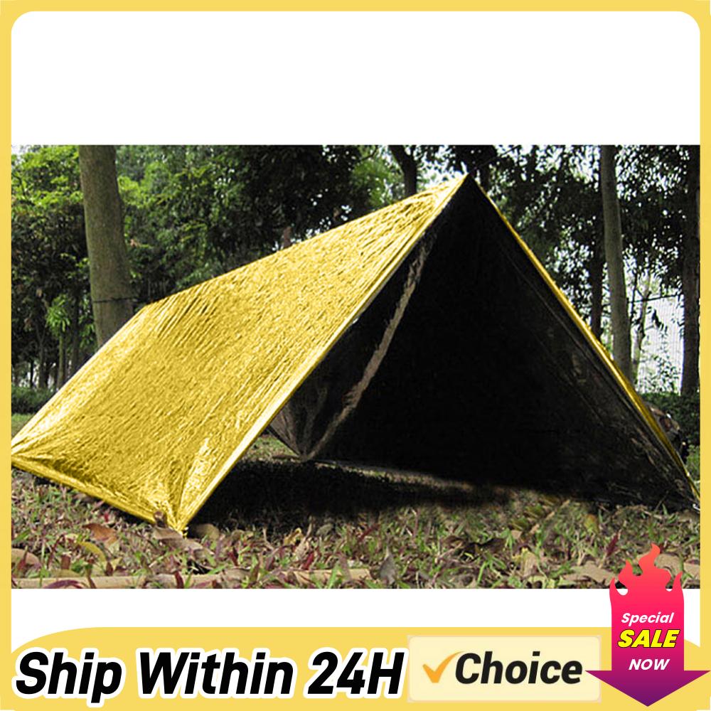 Outdoor Hunting Blanket - Koc termiczny z folii, lekki, wodoodporny,