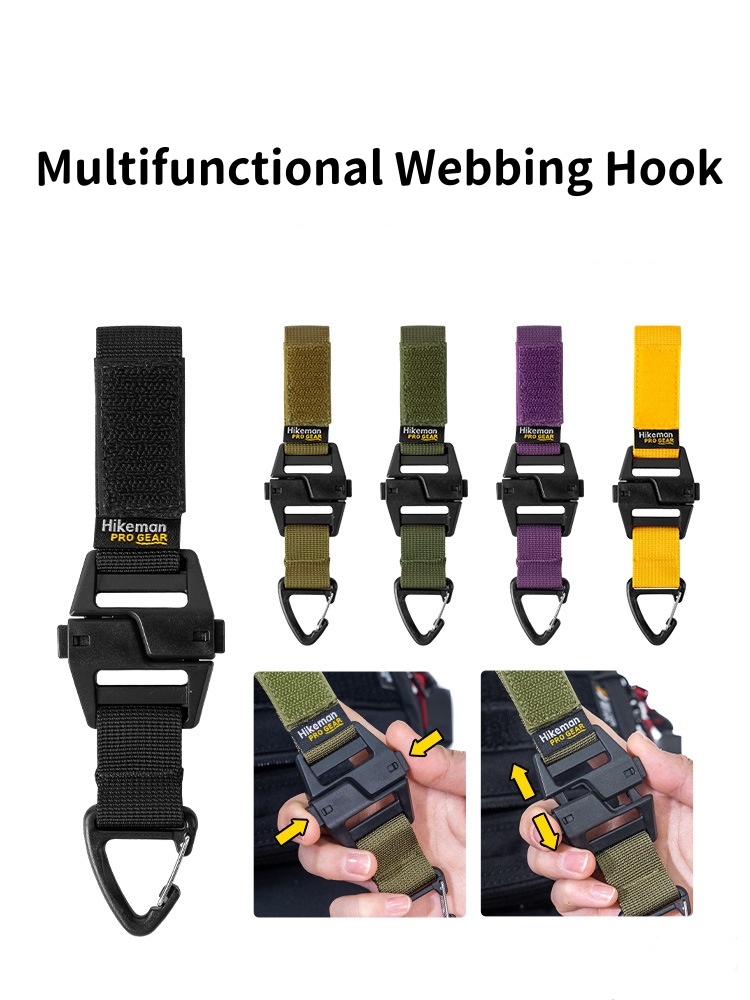 Tactical Belt Rigger - Wielofunkcyjny haczyk do taśm taktycznych, kompatybilny