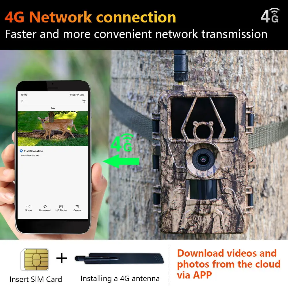 Outdoor Hunting House - Pr801 4G obserwacja sieciowa kamera myśliwska