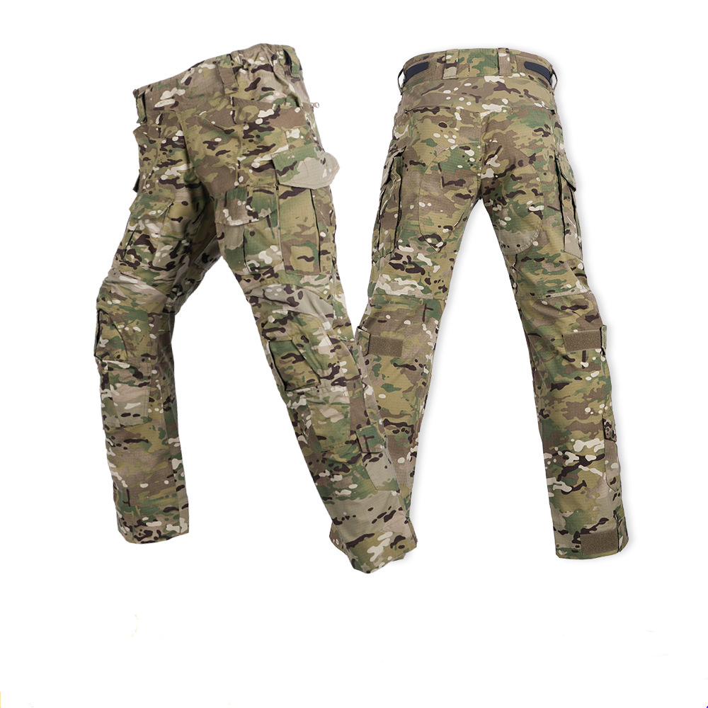 Hunting Outdoor Clothing - Męskie spodnie bojowe z nakolannikami taktyczne