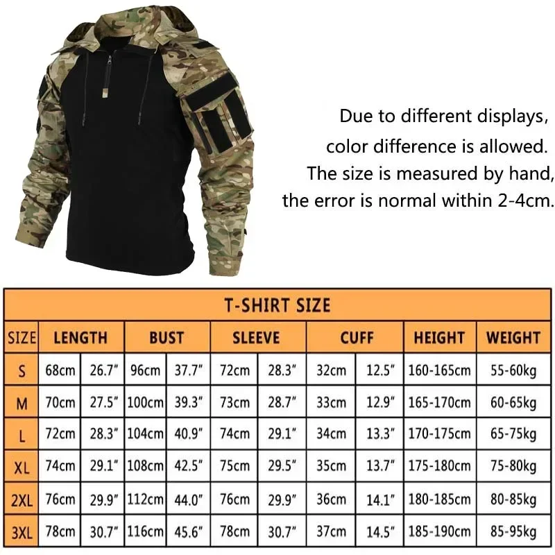 Hunting Outdoor Clothing - Koszulki taktyczne, koszulki bojowe w kamuflażu,