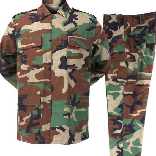 Hunting & Outdoor Supplies Photos - Męski dwuczęściowy zestaw BDU w kamuflażu,