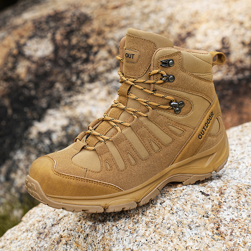 Hunting Outdoor Brands - Nowe męskie wysokiej jakości skórzane buty