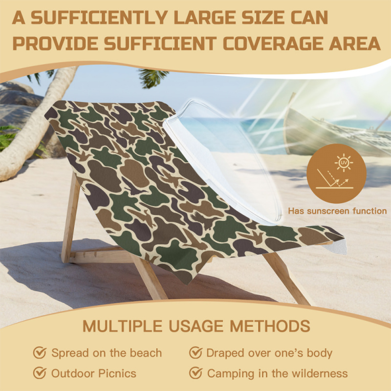 Ręcznik plażowy w kamuflażu dz – Outdoor Hunting Blanket recenzja i cena