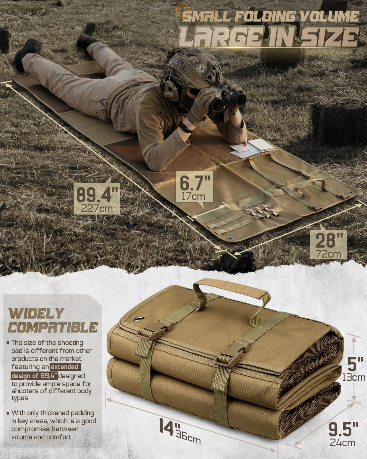 Mata strzelecka do strzelania  – Outdoor Hunting Blanket recenzja i cena