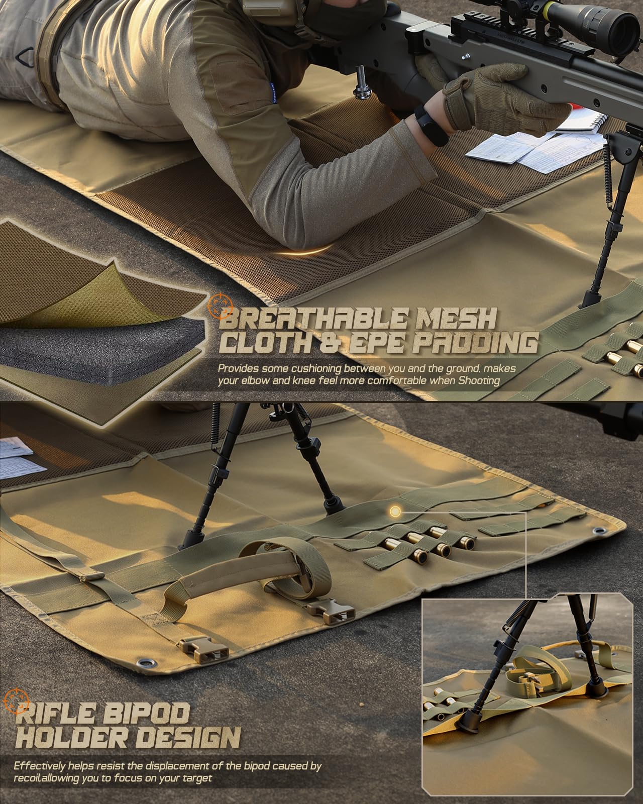 Mata strzelecka do strzelania  – Outdoor Hunting Blanket recenzja i cena