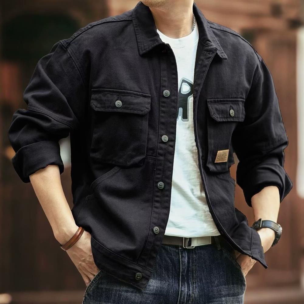Retro amerykańska kurtka jeans – Hunting Outdoor Brands recenzja i cena