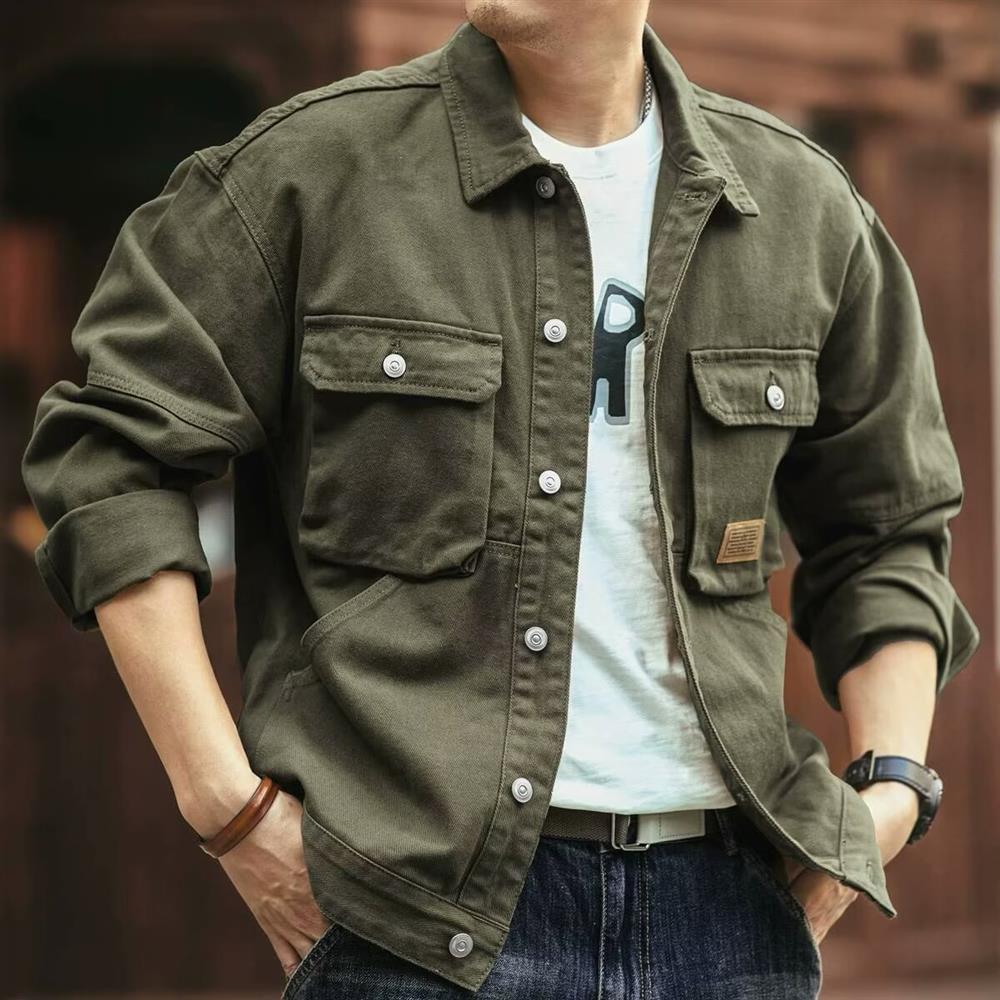 Retro amerykańska kurtka jeans – Hunting Outdoor Brands recenzja i cena