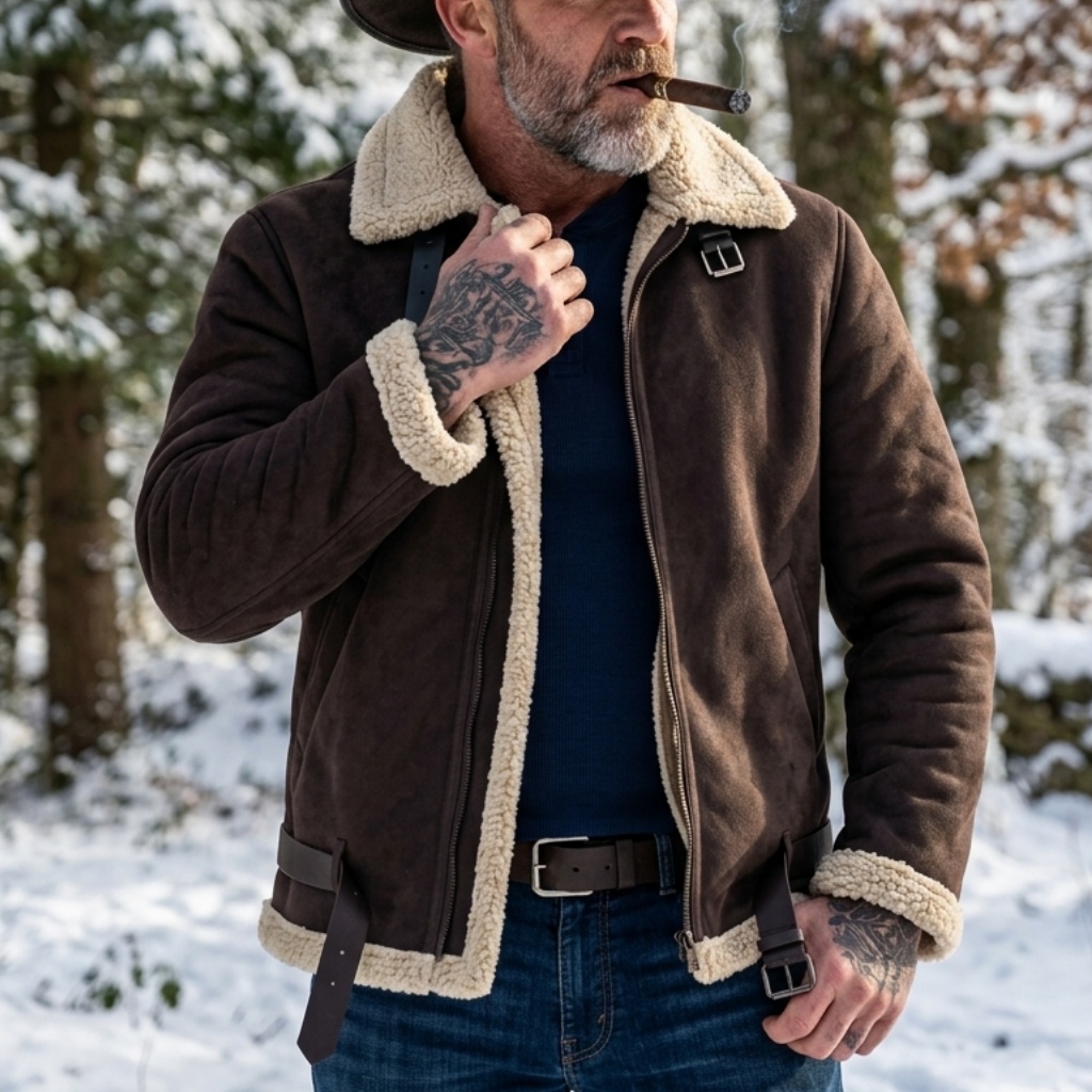 Męska zimowa kurtka z imitacji – Hunting Outdoor Clothing recenzja i cena
