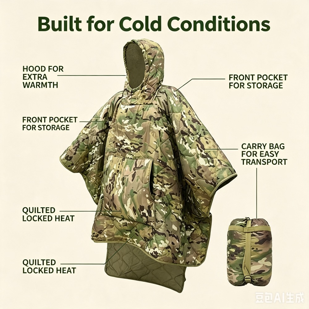 Koc kamuflażowy wodoodporny iz – Outdoor Hunting Blanket recenzja i cena
